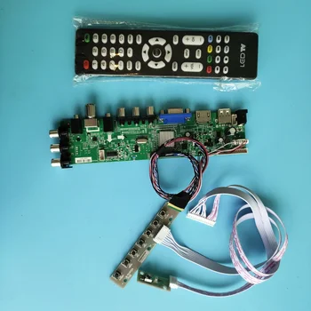 

Kit For LP173WD1-TLD3/LP173WD1-TLN1 digital Signal controller board 1600X900 LED USB VGA TV HDMI AV DVB-T DVB-T2 40pin remote