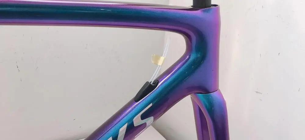 

2020 carbon road frame sl6 top selling carbon road frame disc brake size 56cm ud glossy Blue color factory price