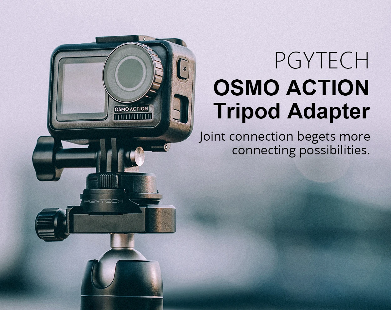 PGYTECH Адаптер штатива для Osmo Action Конвертер Коннектор Расширительная Панель Крепление база с 1/4 дюймовым интерфейсом аксессуары для камеры