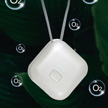 

Air Purifier Negative Ion USB Rechargeable Portable Mini Travel Personal Low Noise Odors Dust Adults Kids Wearable Cleaner