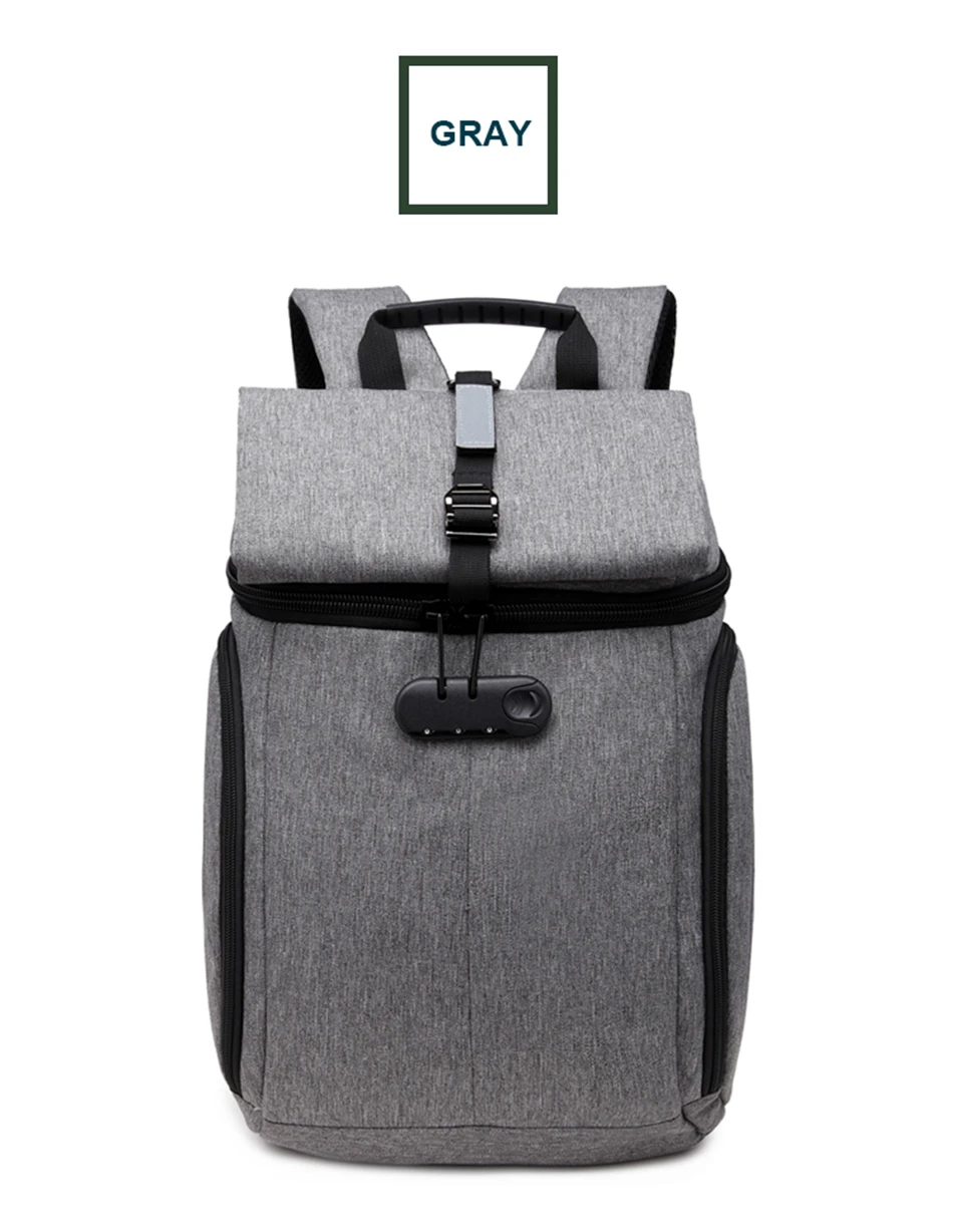 Business Anti-theft Backpack Men Women Laptop Notebook Waterproof Backpacks Large Capacity School Travel Casual USB Charging Bag