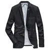 M-4XL Denim Blazer Men Jacket Cotton Autumn Spring Fashion Male Clothes Slim Fit Business Jean Coats Men Casual Suits  MY189 2