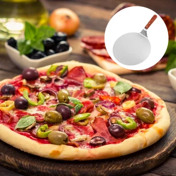 

Stainless Steel Pizza Shovel Practical Cake Bread Pizza Transfer Shovel