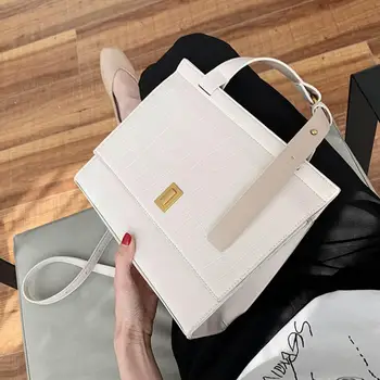 

Stone pattern Large Tote bag 2020 Fashion New High quality Leather Women's Designer Handbag High capacity Shoulder Messenger Bag