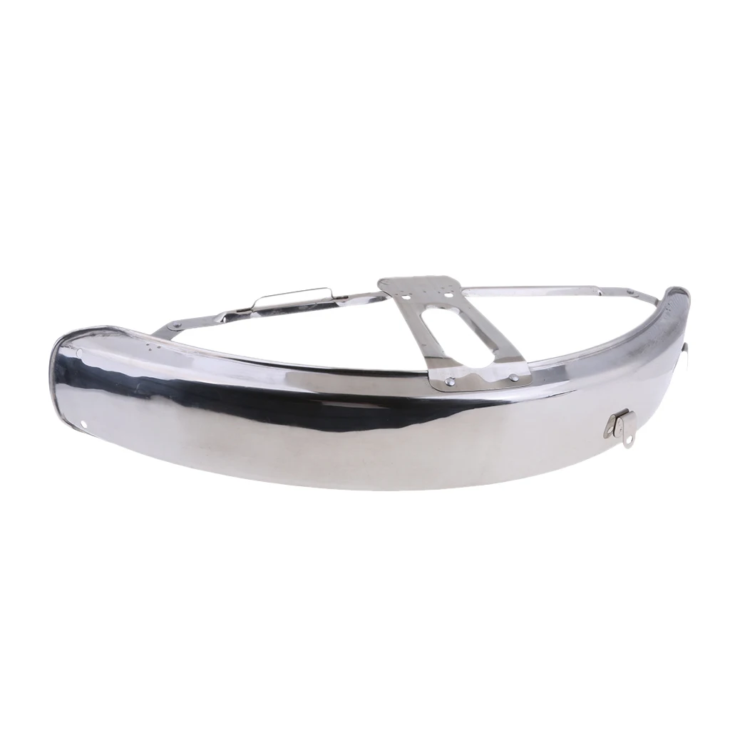 Front Fender Mudguard Direct Replacement Metal Steel For JH70  Chrome