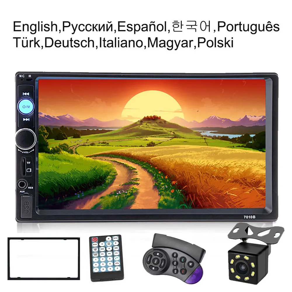 

2din Car Radio 2 din Autoradio Car Multimedia Player Mirrorlink 2din MP5 player radio Bluetooth Auto audio Car Stereo USB TF FM
