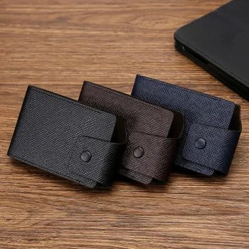 

Leather Cards Holder Business ID Credit Card Wallet Holder Name Cards Case Pocket Organizer Multi-function Portable