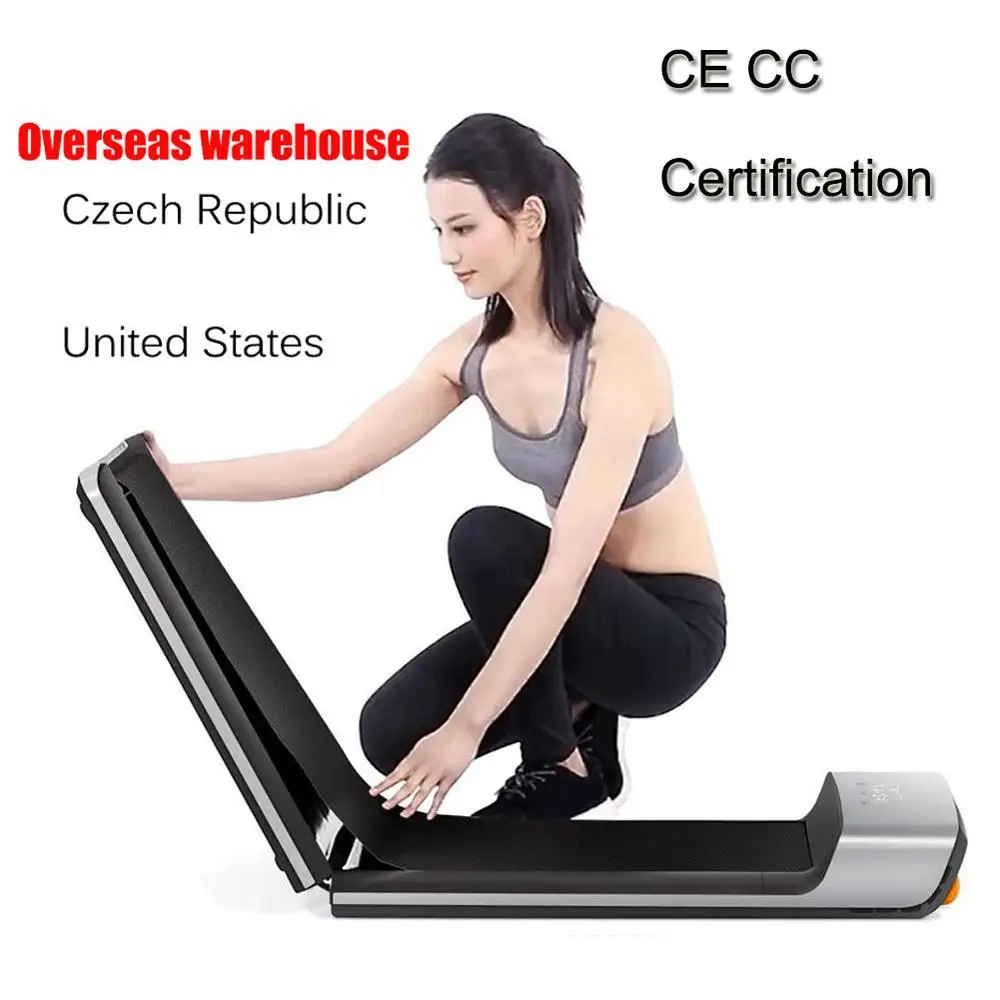 Track Foldable Smart Electric Space Walking Machine Light Sport Treadmill Aerobic Exercise Train Home Workout Track