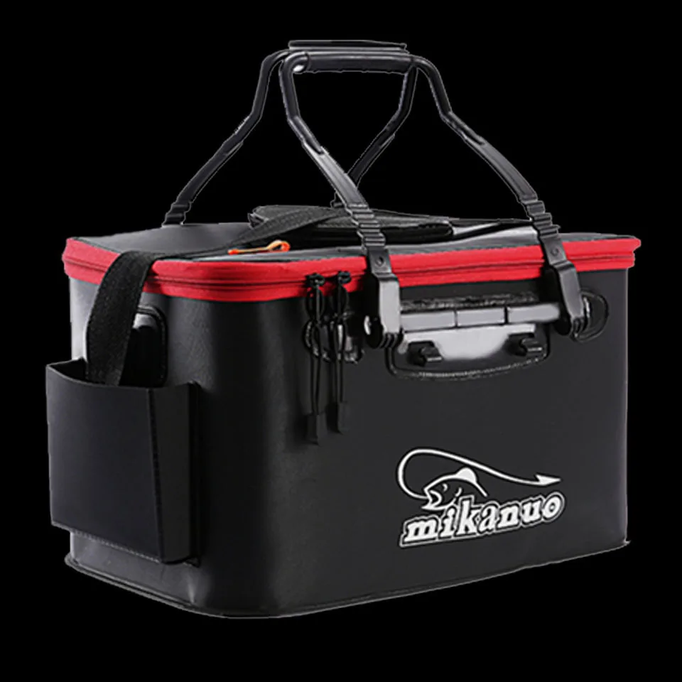  WALK FISH Portable EVA Fishing Bag Collapsible Fishing Bucket Live Fish Box Camping Water Container - 32964540854