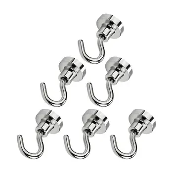 

Magnetic Hooks,6x Cruise Hooks Set For Hang And Add Storage, Powerful Heavy Duty Neodymium Magnet Hook