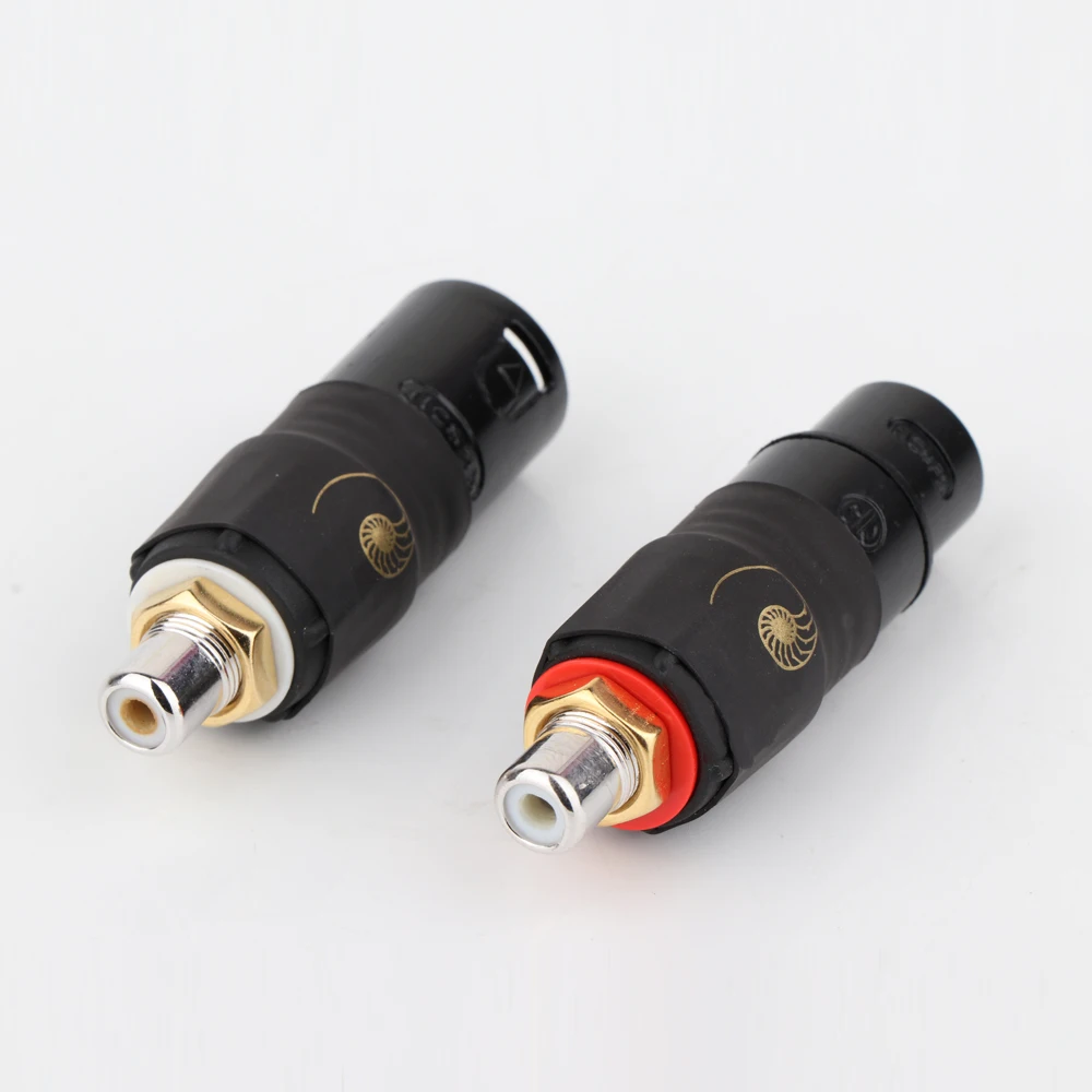 4 шт. Yter XLR 3 контактный разъем RCA аудио адаптера штекер Phono соединители RCA|plug