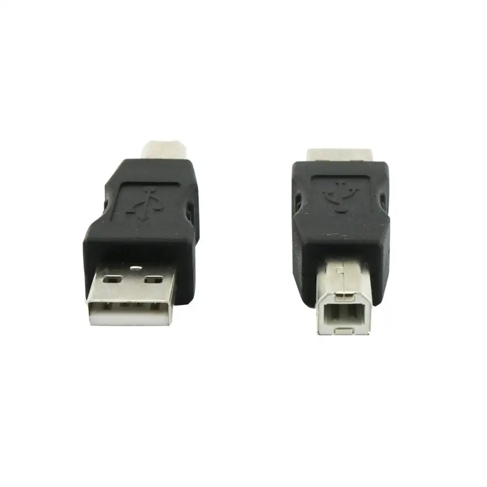 1 шт. Переходник USB 2 0 Type A папа B м/м для принтера сканера порта конвертер разъем