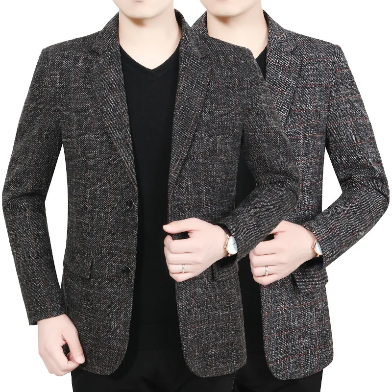 

Shanghai New Europe Sang 2020 Autumn And Winter Middle-aged Dad Suit Middle-aged