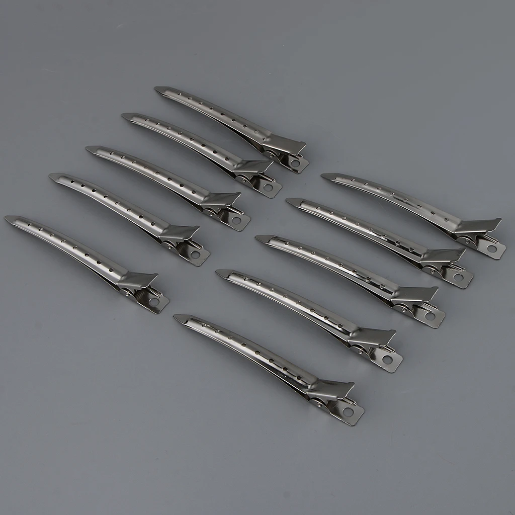 10x Duck Bill Hair Clips Grips Slide Pin Accessories Alligator DIY Tools 9cm