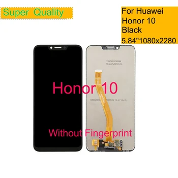

For Huawei Honor 10 LCD Complete Display Touch Screen Assembly for Honor 10 COL-L29 COL-AL10 LCD Monitor Fingerprint Replacement