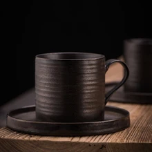 Элегантные керамические кофейные китайские тарелки и блюдца красивая элегантная посуда чайные чашки для капучино винтажный бытовой инструмент LZI046