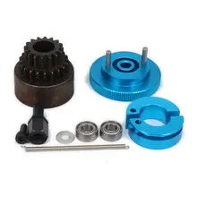 

1set Flywheel Clutch bell 16T & 16T-21T Shoes Spring Ball Bearings 10x5x4 mm for HSP 1/10 Nitro Engine Parts Buggy Truck Truggy