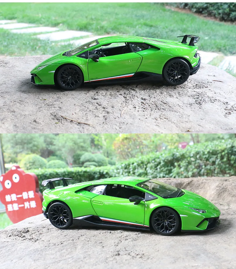 1:18 высокое моделирование Lamborghini huracan сплава Модель автомобиля по форме спортивного автомобиля Модель украшения для детей Подарки