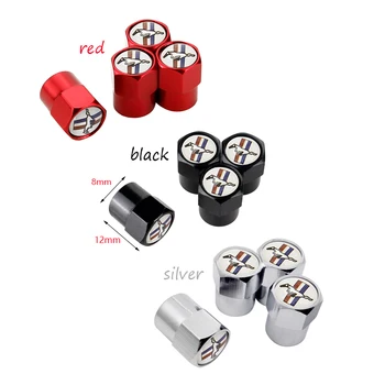 

Car Accessories Metal Wheel Tire Stem Valve Caps Airtight Covers for Mustang Focus 2 3 Mondeo Kuga Fiesta Escort Edge F150