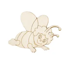 Праздничное украшение Деревянная Рождественская елка украшение кулон белый эмбрион доска маленькое животное Список