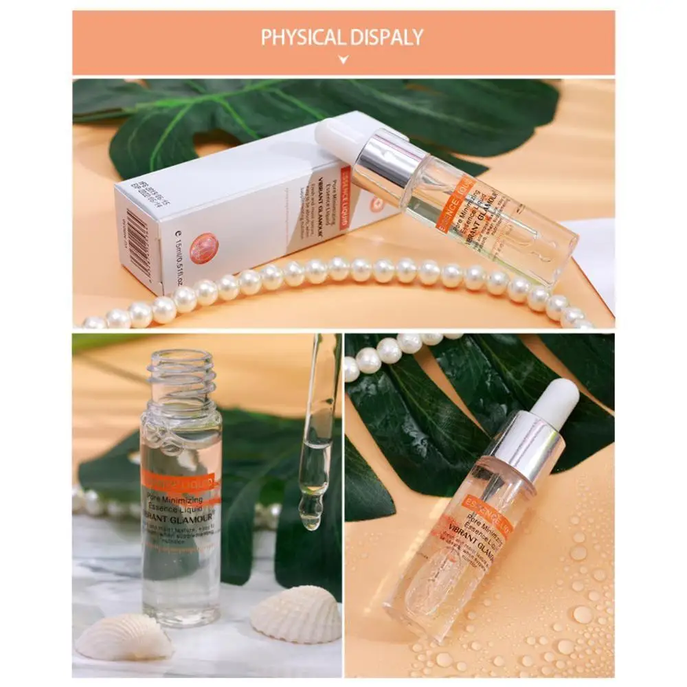 

Shrink Pores Face Serum Whitening Hyaluronic Acid Liquid Moisturizing Anti Wrinkle Face Essence Plant Skin Care