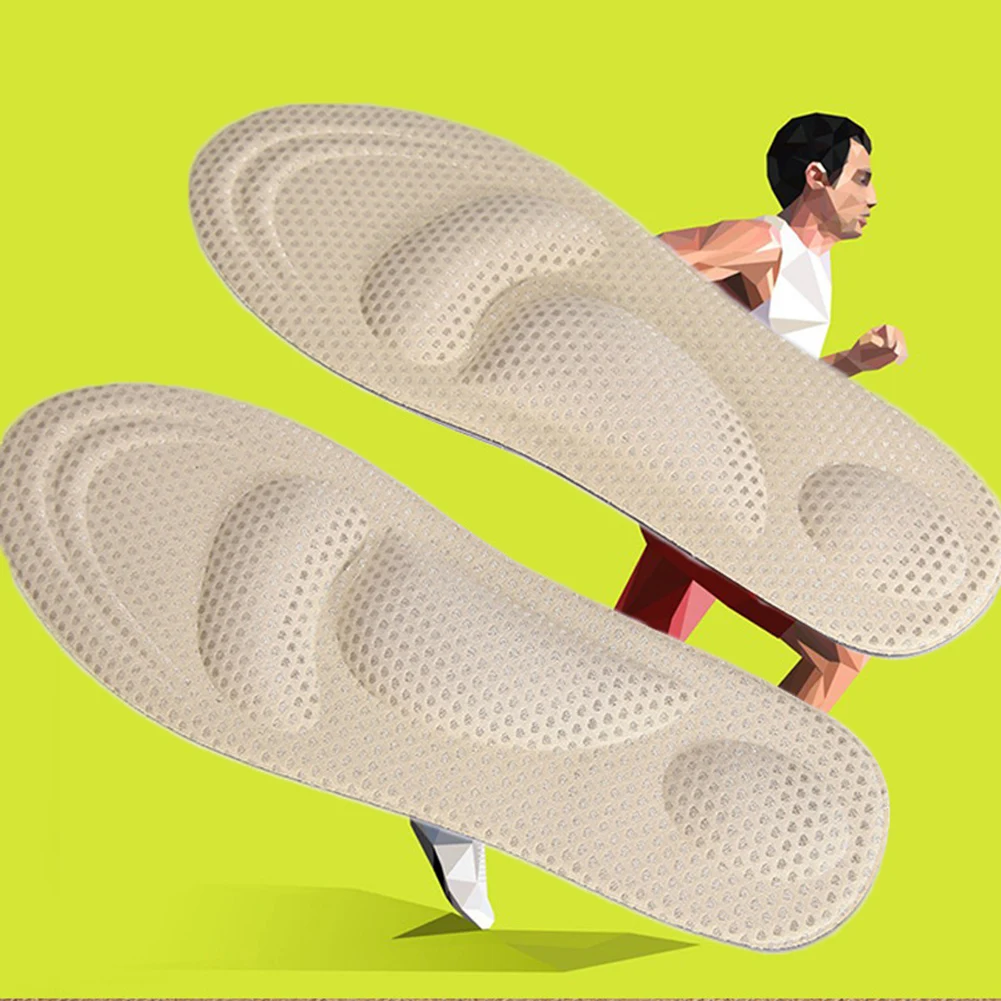 Ортопедические стельки из флока с эффектом памяти 4D поддержка свода стопы