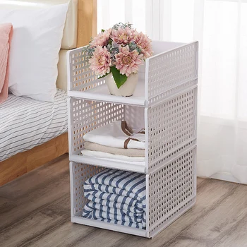 

Foldable Wardrobe Organizer Drawer Type Clothes Garment Organizer Mutipurpose Shelf Storage Box Home Storage