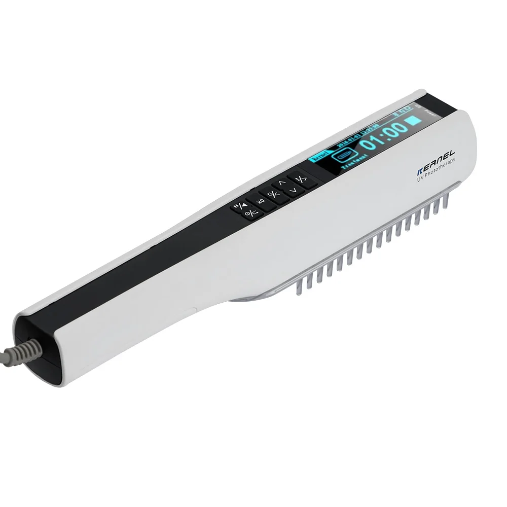 Handheld Kernel KN-4003BL2 311nm UVB Phototherapy Narrow Band UVB Lamp For Vitiligo IP22 Waterproof Home Use