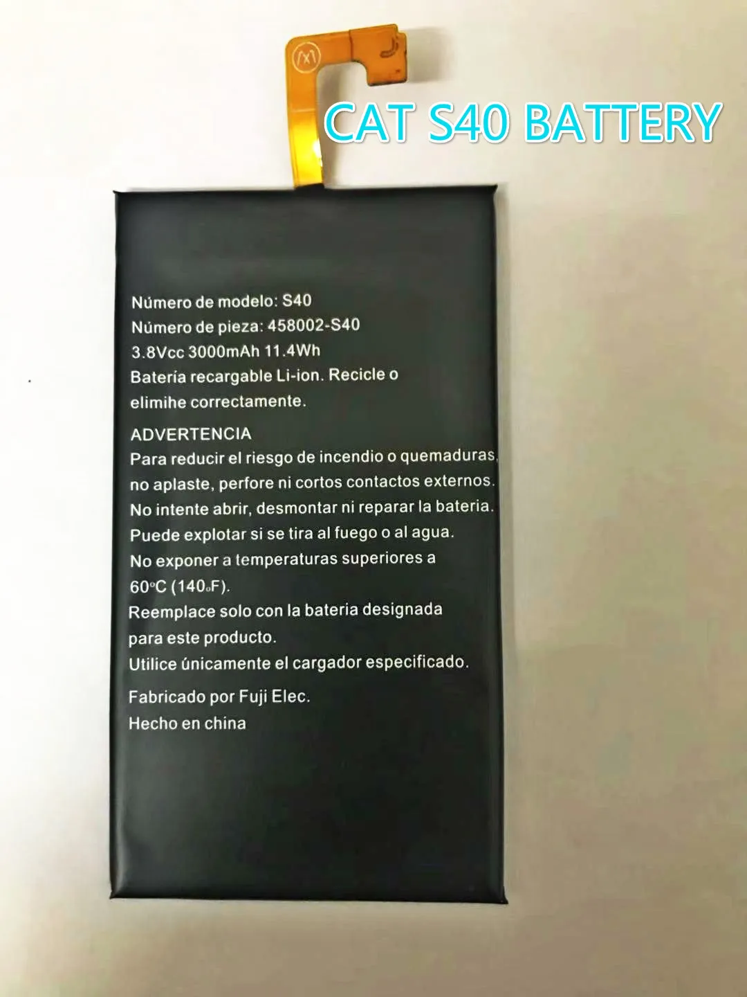 3000Ah Замена батареи для CAT S40 458002-S40 батареи Bateria CAT S40 батарея