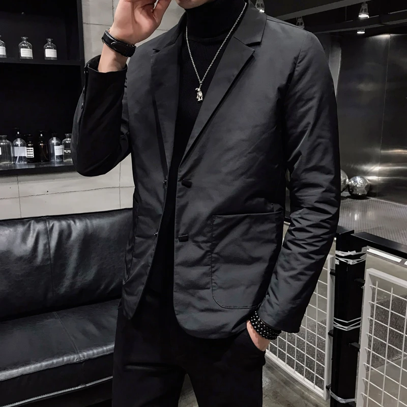 Mantaux Homme Повседневная Высококачественная Теплая мужская брендовая одежда