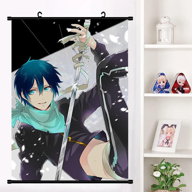 Isekai Maou to Shoukan Shoujo no Dorei Majutsu Anime Poster manga picture  with solid wood hanging scroll with canvas painting - AliExpress