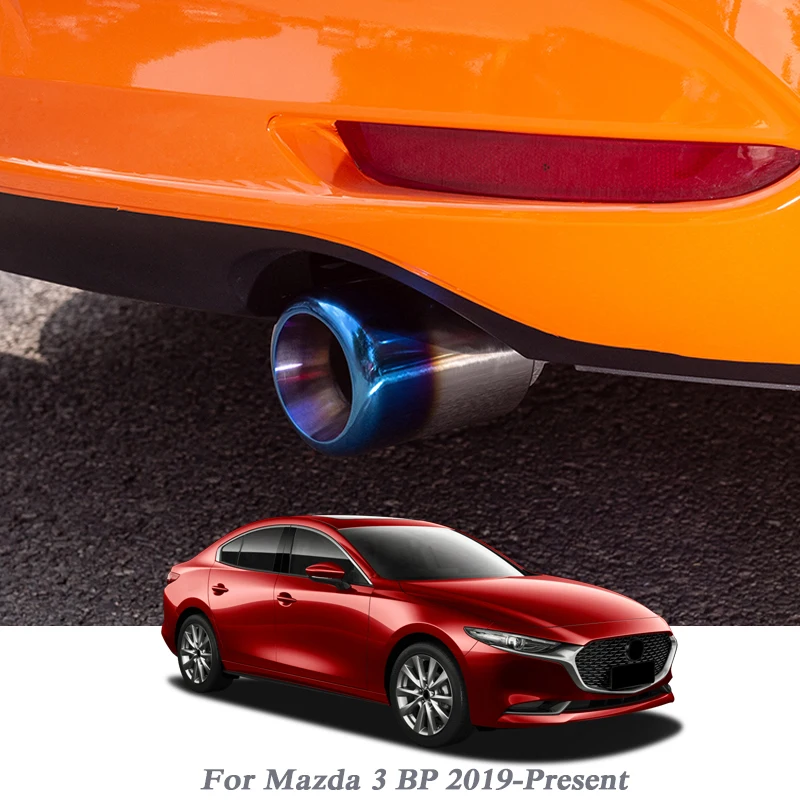 2 шт. автомобильный глушитель выхлопных газов для Mazda 3 BP 2019 | Автомобили и