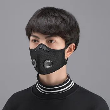 

Face Anti Dust Mask Activated Carbon Pollution Anti PM2.5 Masks Filters Unisex Air Pollution mouth Mask face Cover @B19