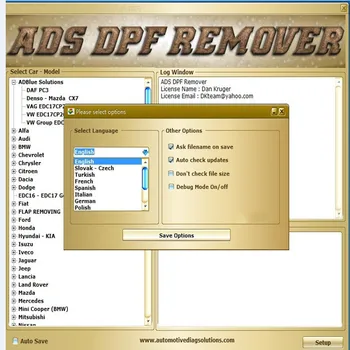 

DPF EGR Remover 3.0 Lambda Remover Full 2017.5 Version Software + Unlock keygen For Kess V5.017 ktag V7.020 Fgtech 0475 MPPS