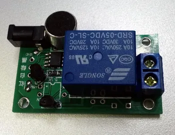 

5V Sound Activated Delay Relay Module Sound Activated Trigger Triggered Delay Toy Sound Activated Module