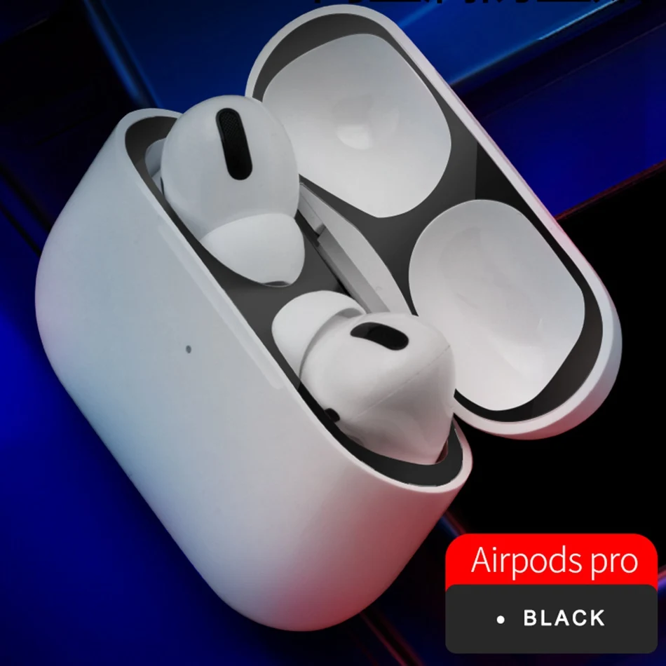 Металлическая крышка для Airpods Pro защита от пыли наклейка для Apple Air Pods 3 Чехол Защита от пыли Защитная наклейка защита кожи Аксессуары