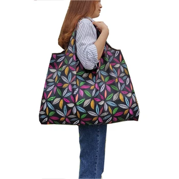 

Women Shopping Bag Shopper Tote Large Eco Reusable Shopping Bags Portable Shoulder Handbag Folding Pouch
