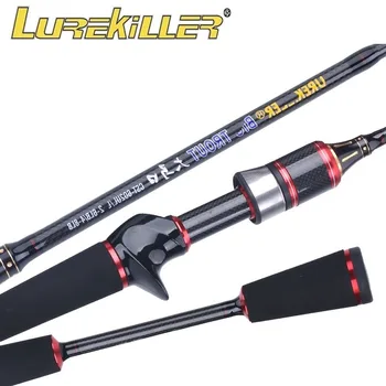 

Free Shipping! Lurekiller UL/L action double tips trout rod 50t high carbon 1.8m/1.9m two tips action spinning/casting trout rod