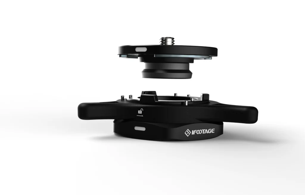 ifootage SEASTARS Q1 QUICK RELEASE plate Base Plate Clamp Tripod Screw Mount fast loading for DSLR Camera Camcorder Manfrotto