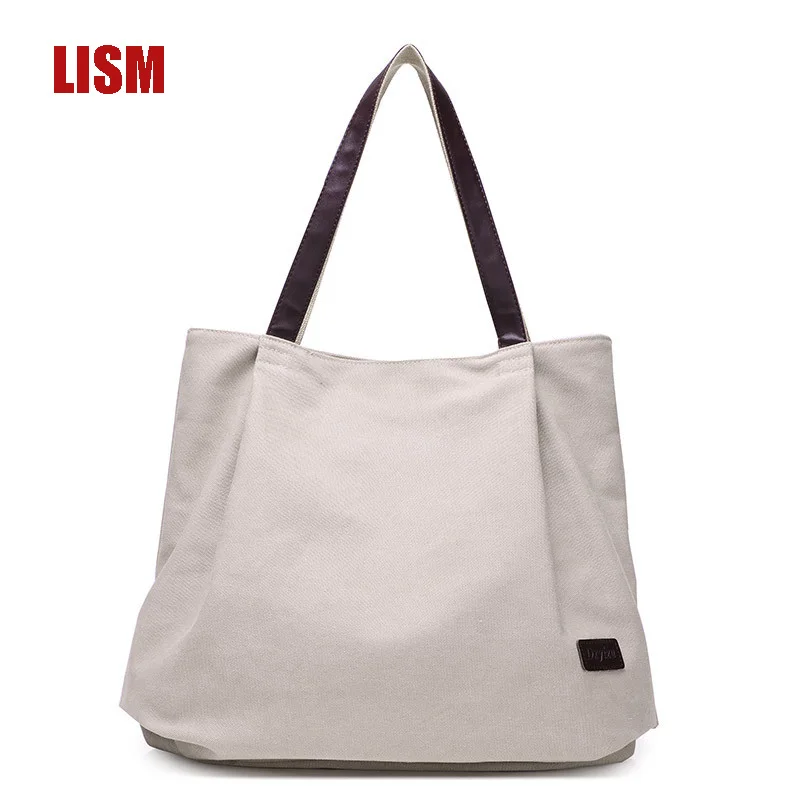 

High Quality Four Seasons Wild Ladies Canvas Handbag Korean Casual Large Capacity Bag Luxury Ladies Bags Fashion Exquisite Bags