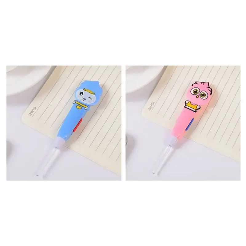 Cartoon Owl Luminous Earpick LED Light Ear Cleaning Spoon Baby Earwax Removing Safe Tool Kids Nursing Care New