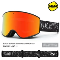 NANDN-Ski Goggles for Men and Women, Double Layers, UV400, Anti-Fog, Big Mask, Skiing, Snow, Snowboard 2
