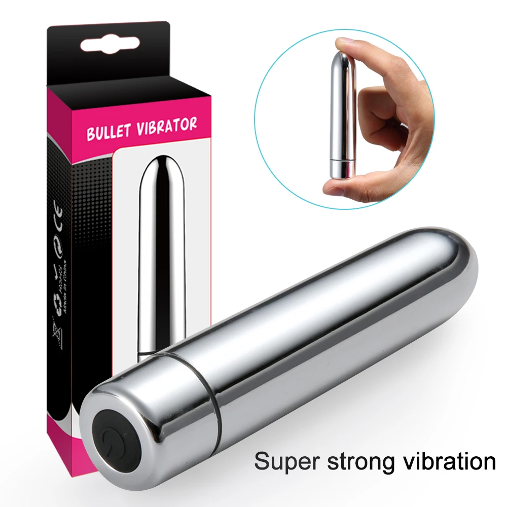 Powerful Bullet Vibrator with 12 Vibrations Rechargeable Waterproof Mini Clit Anal Stimulator Potable Travel Size Vibe for Women | Красота и