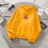 Korean Harajuku Sweatshirt Women Autumn Pocket Cute Watermelon Graphic Hoodie Winter Casual Long Sleeve Ladies Hoody Pink Top ► Photo 3/6