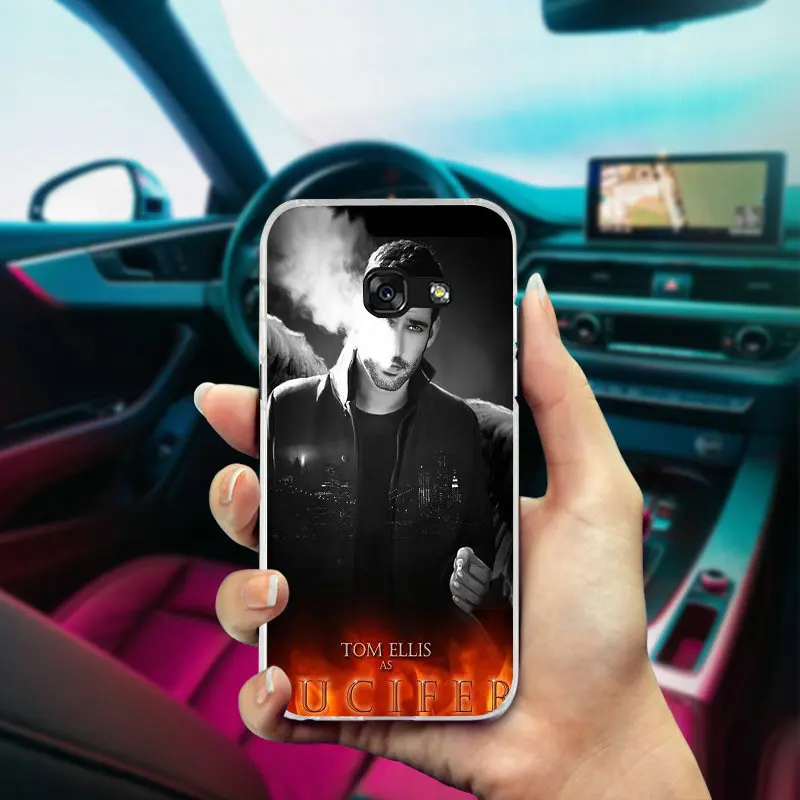 Picture 1 Мягкий силиконовый прозрачный чехол из ТПУ для мобильного телефона Tom Ellis Lucifer для samsung Galaxy J1 J2 J3 J5 J7 A3 A5 A7 - Цвет: Picture 1