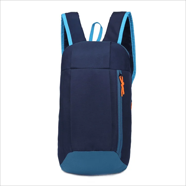 Dark blue 10L открытый рюкзак спортивный альпинистский портативный рюкзак для мужчин и женщин, Сверхлегкий Путешествия Бег Туризм Кемпинг рюкзаки - Цвет: Dark blue