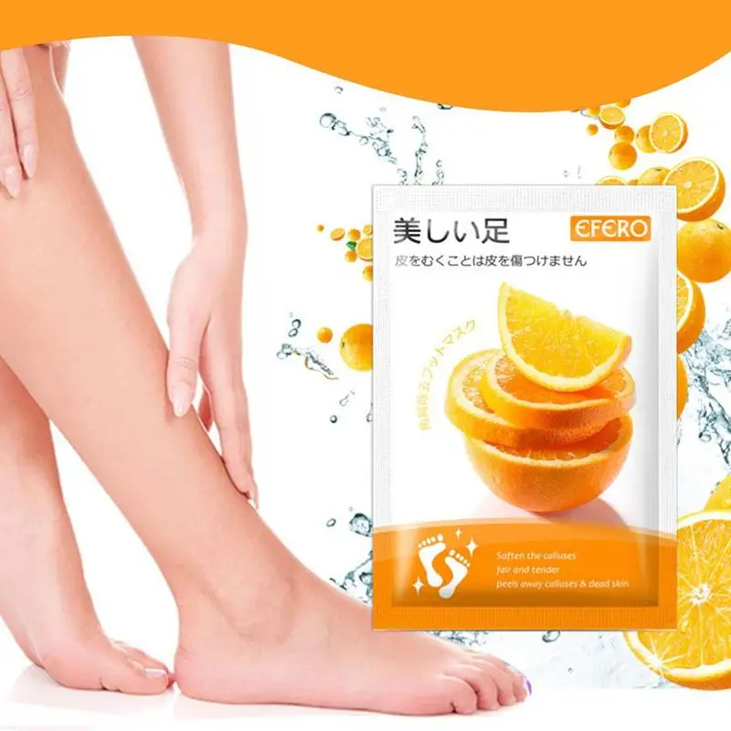 

1 Pair Exfoliating Foot Mask For Home Winter Removing Calluses Dead Skin Moisturizing Nourishing Feet Care Pedicure Mask