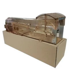 1PCS Full Transparent Bait Station Humane Mouse Trap Catch Mousetrap No Kill Rodent Rat Cage
