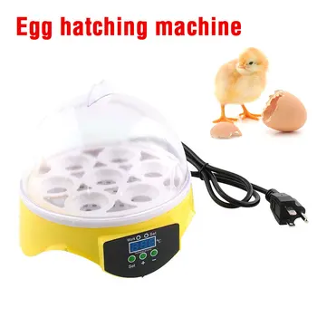 

Egg Incubator Temperature Control Digital Poultry Hatcher 7 Eggs Hatch