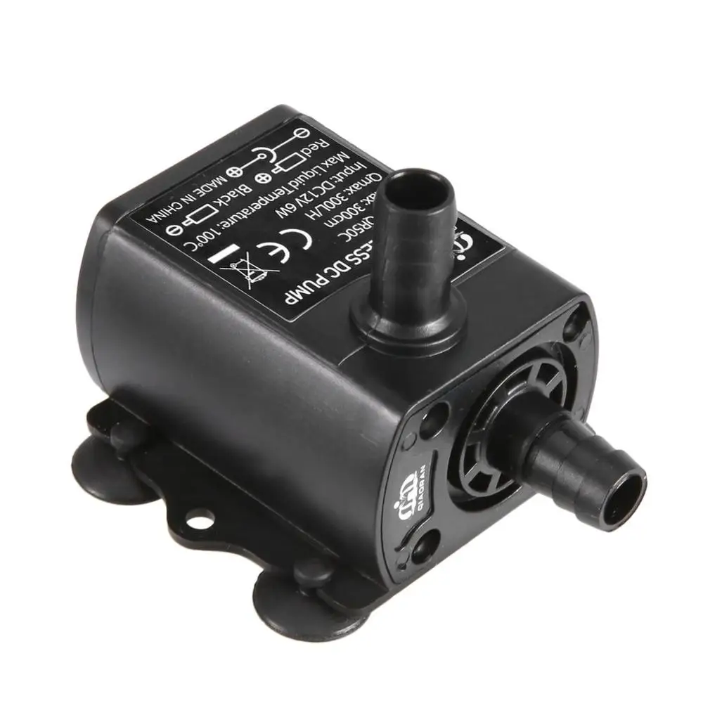 Water Pump Mini 5V 4.8W Ultra-stille Borstelloze Waterdichte Dompelpompen Fontein Aquarium Circulerende 300L/H Lift usb
